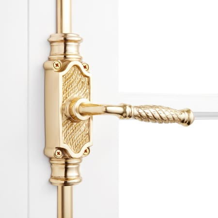 A large image of the Signature Hardware 942097 Polished Brass