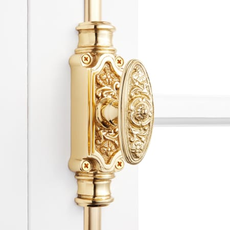 A large image of the Signature Hardware 942109 Polished Brass