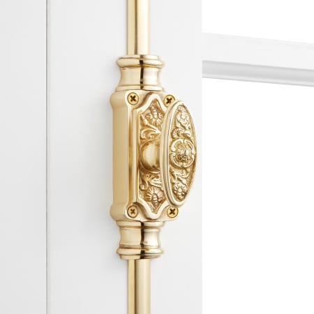 A large image of the Signature Hardware 942111 Polished Brass