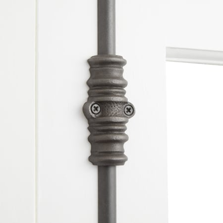 A large image of the Signature Hardware 436262 Signature Hardware-436262-Antique Iron-Guide Detail