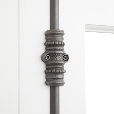 A large image of the Signature Hardware 436270 Signature Hardware-436270-Antique Iron-Guide Detail