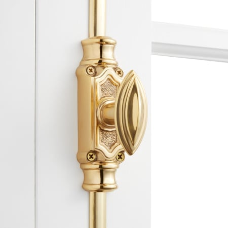 A large image of the Signature Hardware 942152 Polished Brass