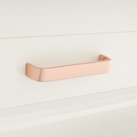 A large image of the Signature Hardware 946679-5 Satin Rose Gold