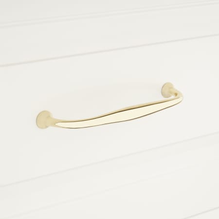 A large image of the Signature Hardware 946691-478 Polished Brass