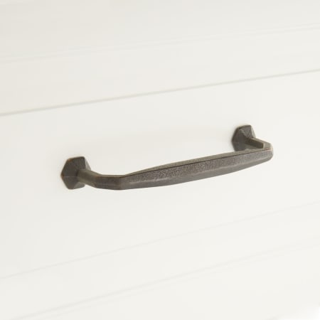 A large image of the Signature Hardware 946688-5 Distressed Bronze