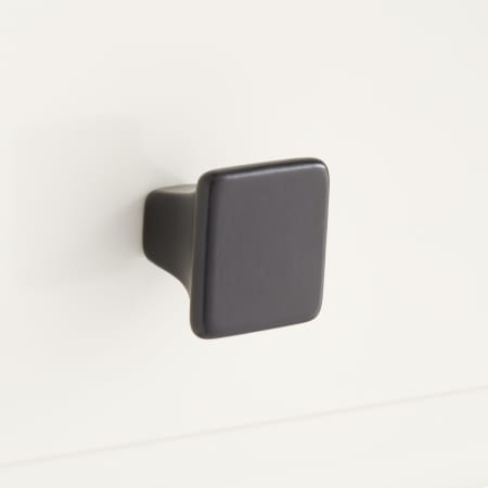 A large image of the Signature Hardware 946669 Matte Black