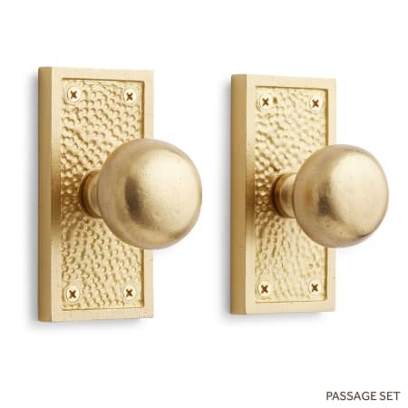 A large image of the Signature Hardware 946768-PA-238 Satin Brass