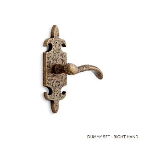 A large image of the Signature Hardware 946753-DU-RH Antique Brass