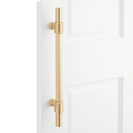 A large image of the Signature Hardware 946445-12 Satin Brass
