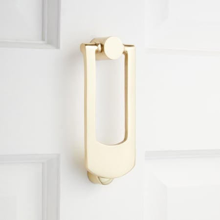 A large image of the Signature Hardware 948392 Polished Brass