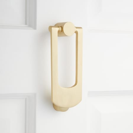 A large image of the Signature Hardware 948392 Satin Brass