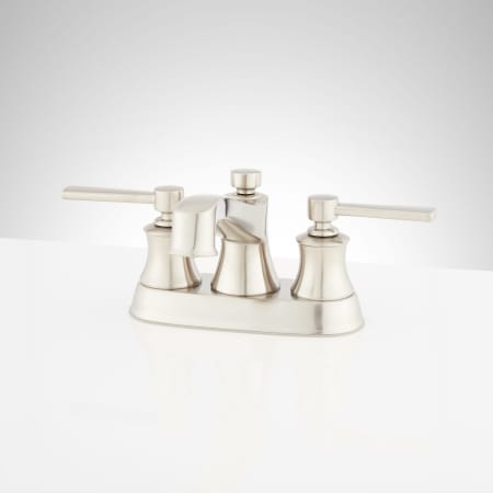 A large image of the Signature Hardware 948568 Brushed Nickel
