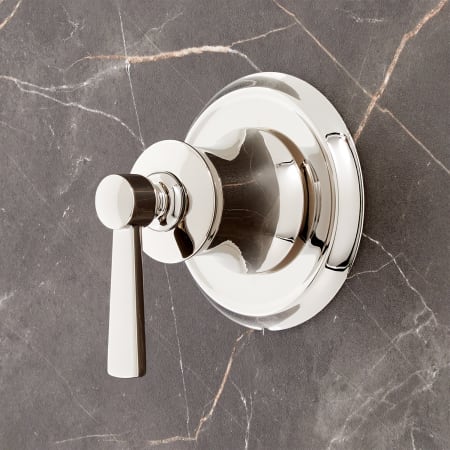 A large image of the Signature Hardware 948904 Polished Nickel