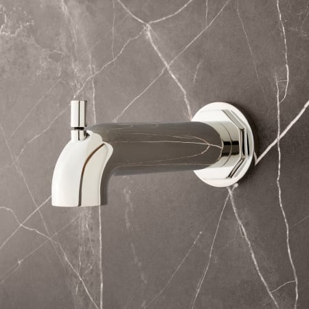 A large image of the Signature Hardware 948965 Polished Nickel