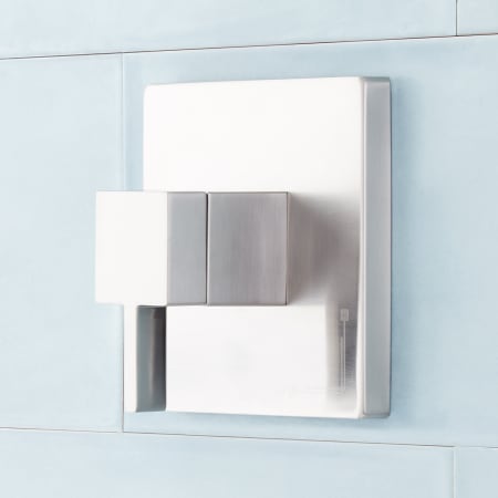 A large image of the Signature Hardware 948895-LV Brushed Nickel