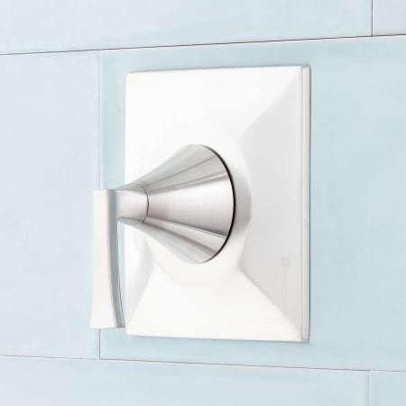 A large image of the Signature Hardware 948897-LV Brushed Nickel