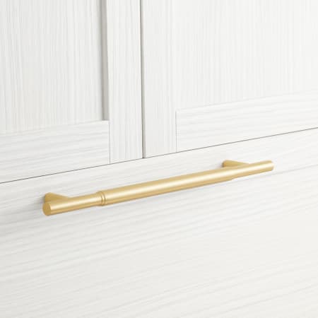 A large image of the Signature Hardware 949195-18 Satin Brass