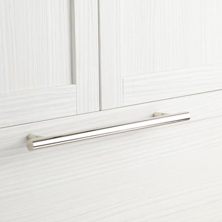 A large image of the Signature Hardware 949197-12 Polished Nickel