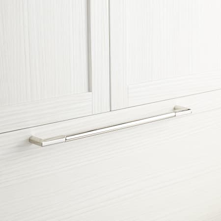 A large image of the Signature Hardware 949467-18 Polished Nickel