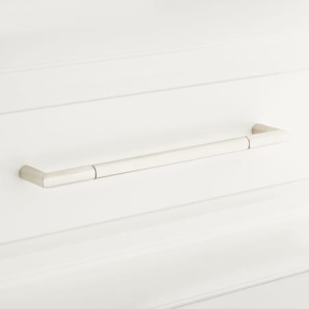 A large image of the Signature Hardware 949189-6 Brushed Nickel