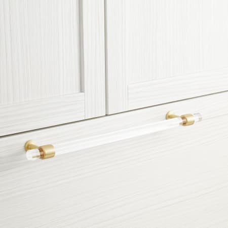 A large image of the Signature Hardware 949469-12 Satin Brass