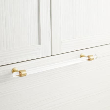 A large image of the Signature Hardware 949469-15 Satin Brass