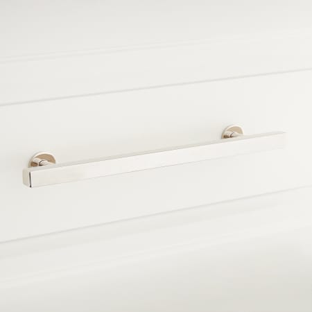 A large image of the Signature Hardware 949194-10 Polished Nickel