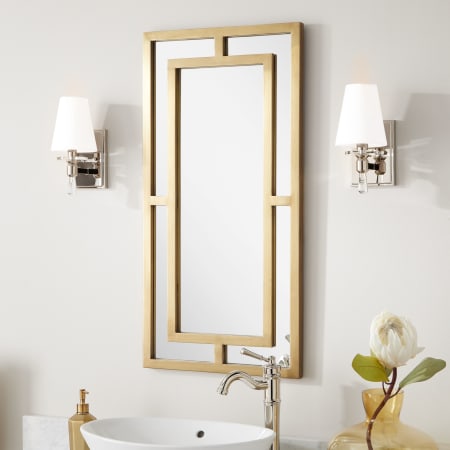 A large image of the Signature Hardware 949489 Antique Brass