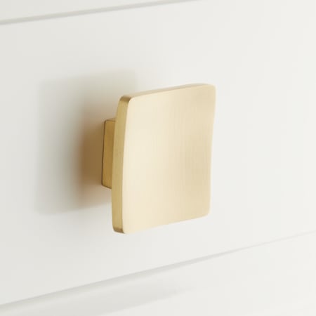A large image of the Signature Hardware 949470-1.25 Satin Brass