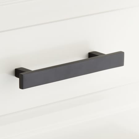 A large image of the Signature Hardware 949472-6 Matte Black