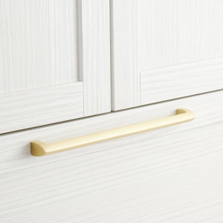 A large image of the Signature Hardware 949466-1734 Satin Brass