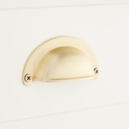 A large image of the Signature Hardware 949857-2.75 Satin Brass