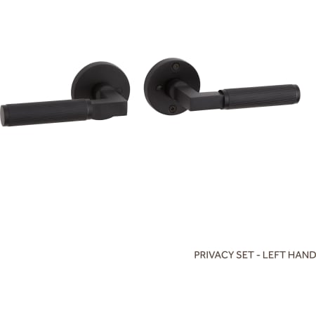 A large image of the Signature Hardware 951143-PR-238-LH Matte Black