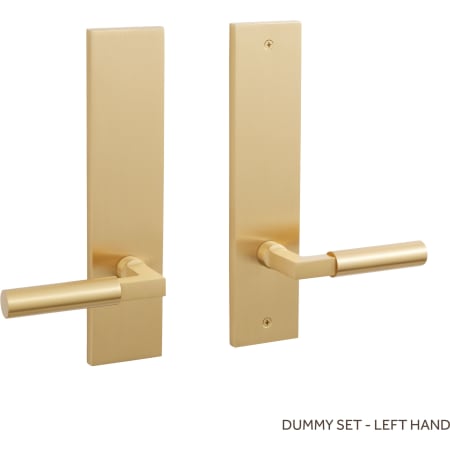 A large image of the Signature Hardware 951132-DU-LH Satin Brass