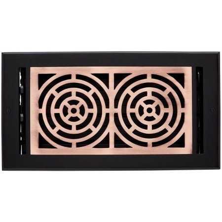 A large image of the Signature Hardware 950958-6-14 Matte Black / Antique Copper