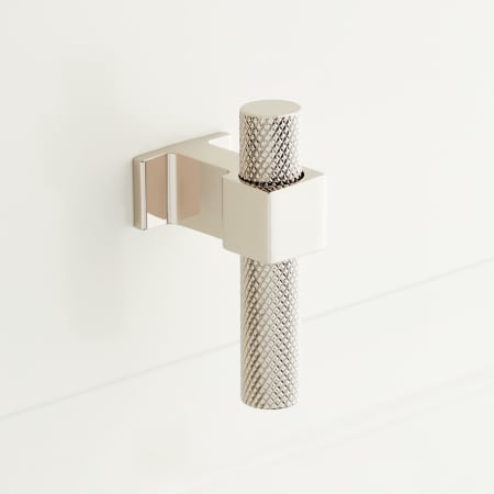 A large image of the Signature Hardware 951339 Polished Nickel