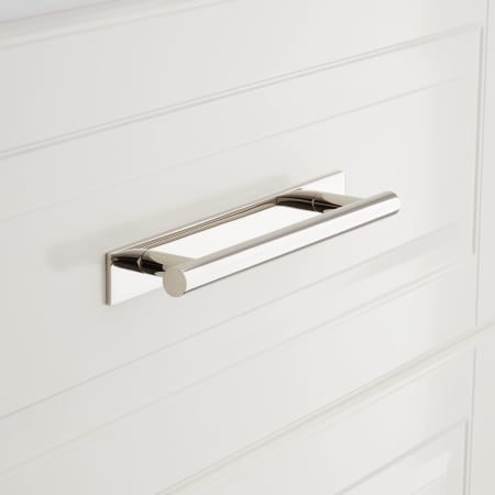 A large image of the Signature Hardware 945975-3.75 Polished Nickel