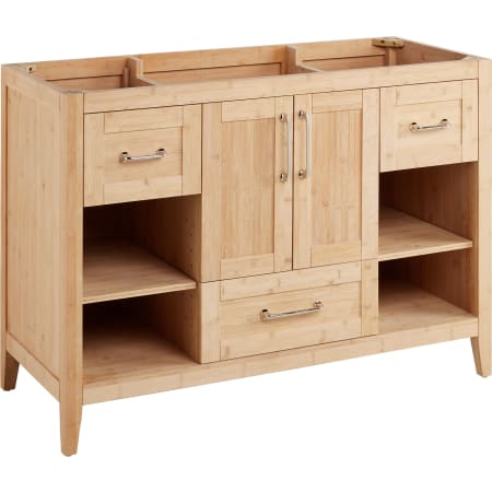 A large image of the Signature Hardware 466030-NOTOP Natural Bamboo