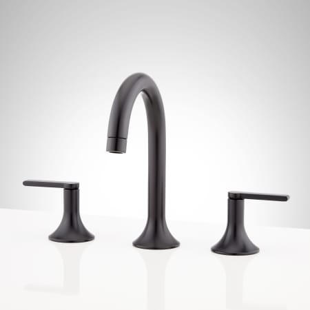 A large image of the Signature Hardware 951346 Matte Black