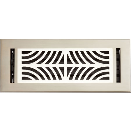 A large image of the Signature Hardware 953144-4-12 Brushed Nickel / Polished Nickel