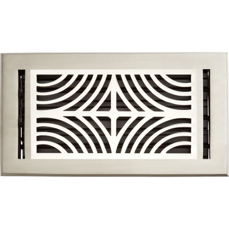 A large image of the Signature Hardware 953144-6-10 Brushed Nickel / Polished Nickel