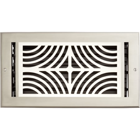 A large image of the Signature Hardware 953145-6-12 Brushed Nickel / Polished Nickel