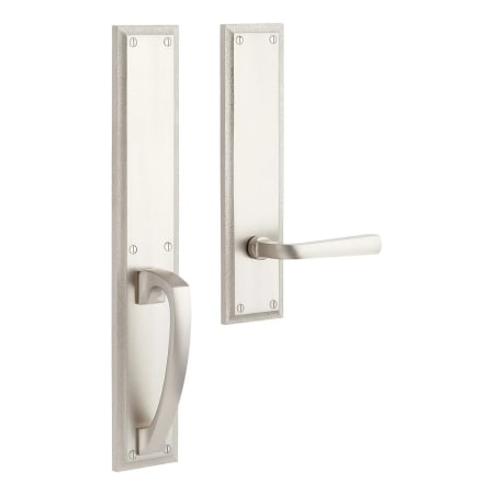 A large image of the Signature Hardware 953385-DU-LH Satin Nickel