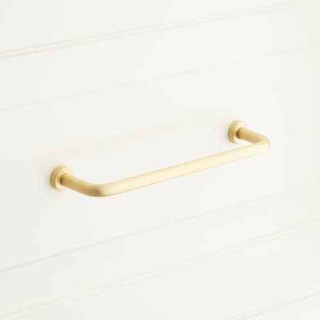A large image of the Signature Hardware 953554-6 Satin Brass