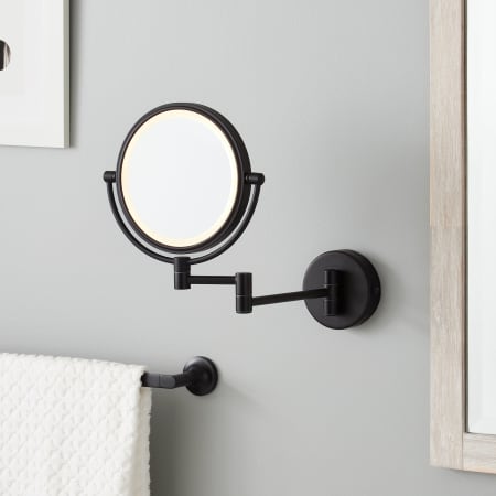 A large image of the Signature Hardware 953369 Satin Black