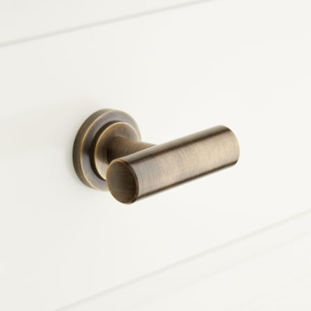 A large image of the Signature Hardware 953577 Antique Brass