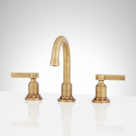 A large image of the Signature Hardware 948591 Aged Brass