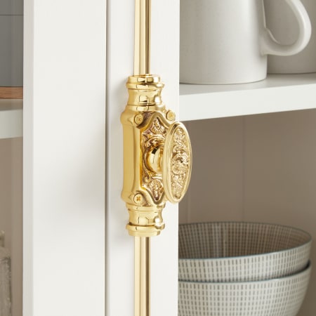 A large image of the Signature Hardware 953670-BC Polished Brass