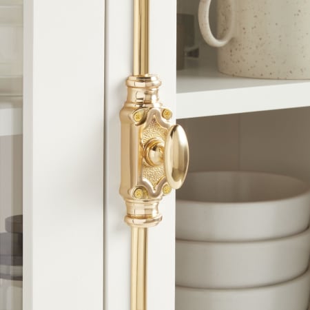 A large image of the Signature Hardware 953671-BC Polished Brass