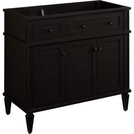 A large image of the Signature Hardware 483564 Charcoal Black